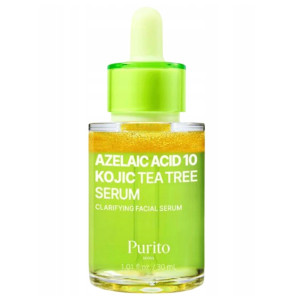 PURITO SEOUL - Azelaic Acid 10 Kojic Tea Tree Serum, 30 ml - rozjaśniająco-korygujące serum do twarzy