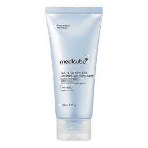 Medicube - Zero Pore Sa Clear Capsule Cleansing Foam, 120 g - pianka do mycia twarzy oczyszczająca pory z mikrokapsułkami egzosomów i kwasami