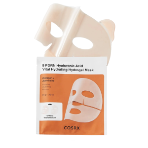 Cosrx 5 PDRN Hyaluronic Acid Vital Hydrating Hydrogel Mask, 34 g - hydrożelowa maska z PDRN, kolagenem i kwasem hialuronowym