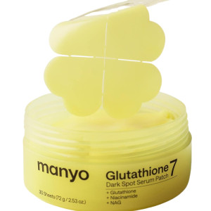 ma:nyo - Glutathione 7 Dark Spot Serum Patch, 30 szt./72 g - płatki rozjaśniające redukujące przebarwienia