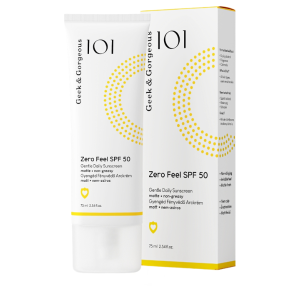 Geek & Gorgeous - Zero Feel SPF 50, 75 ml - niewyczuwalny krem przeciwsłoneczny do codziennego stosowania