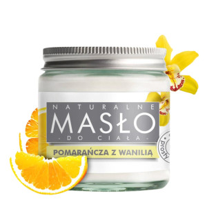 E-FIORE - Masło do ciała 100% Naturalne Shea Wanilia z pomarańczą, 120 ml