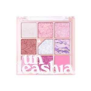 UNLEASHIA - Glitterpedia Eye Palette No.9 All of Pink Glitter, 6.2 g - paleta 9 cieni do powiek
