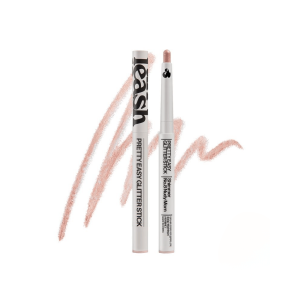UNLEASHIA - Pretty Easy Glitter Stick No.8 Nudy Morn, 0.7 g - brokatowy cień w sztyfcie