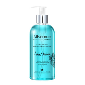 Allvernum - Mydło do rąk i pod prysznic Lotos - Jaśmin, 300 ml