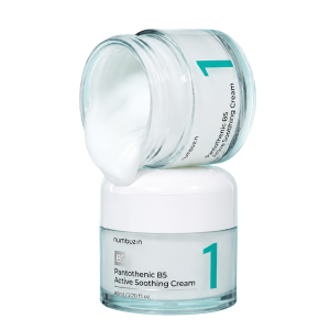 Numbuzin - No.1 Pantothenic B5 Active Soothing Cream, 80ml - kojący krem do twarzy