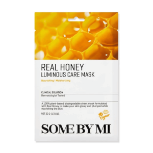 SOME BY MI - Real Honey Luminous Care Mask, 20g - odżywcza maska w płachcie
