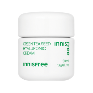 INNISFREE- Green Tea Seed Hyaluronic Cream, 50 ml - Nawilżający Krem do Twarzy z Zieloną Herbatą i Kwasem Hialuronowym