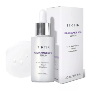 TIRTIR - Niacinamide 20% Serum, 30 ml - Rozjaśniająco - Ujędrniające Serum do Twarzy z Niacynamidem i Retinolem