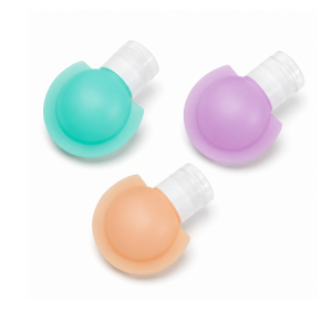 Ecarla Zestaw silikonowych buteleczek podróżnych na kosmetyki, 3 x 60 ml