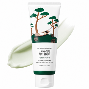 Round Lab - Pine Calming Cica Cleanser, 150 ml - łagodzący żel oczyszczający do skóry z niedoskonałościami
