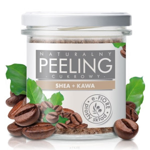 e-FIORE - Naturalny Peeling Cukrowy Kawowy, 300g