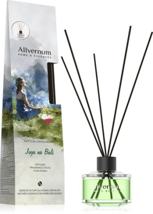 Allvernum - Dyfuzor- Patyczki zapachowe Joga na Bali, 50ml