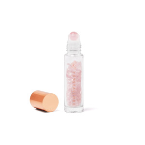 CRYSTALLOVE - Buteleczka z kryształami na olejek 10ml, - kwarc różowy