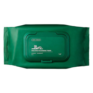 VT COSMETICS - Cica Mild Cleansing Tissue, 50szt. - chusteczki do oczyszczania twarzy