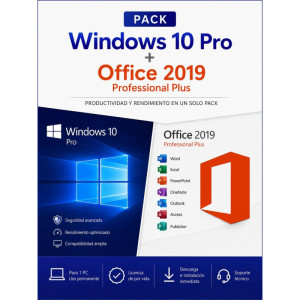 Microsoft Windows 10 PRO + Office 2019 PRO PLUS