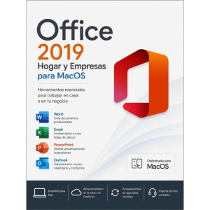Microsoft Licencia Office 2019 Hogar y Empresas para MacOS