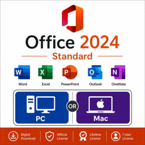 Microsoft Office 2024 Standard para Windows y MacOS