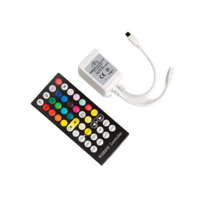 ZESTAW kontroler + pilot 40 przyciski IR LED RGB+CCT 12V 24A