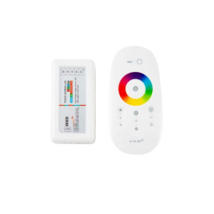 ZESTAW Kontroler + pilot dotykowy LED RGBW 2.4G 12V 24A