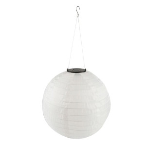 Lampa ogrodowa solarna 20cm FELISI lampion origami biała ciepła