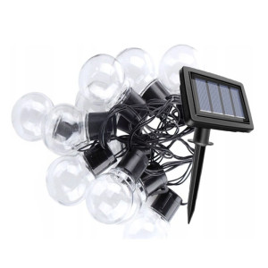 Girlanda ogrodowa solarna SOLI 30 LED biała ciepła IP44