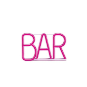 Neon dekoracyjny LED BAR BAT różowy + USB FLNE24 Forever Light