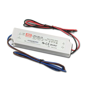 Zasilacz LED MeanMell 35W 12V DC 3A hermetyczny