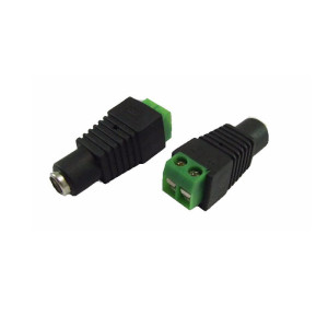 Gniazdo DC 2,1 x 5,5 mm zaciskami do montażu