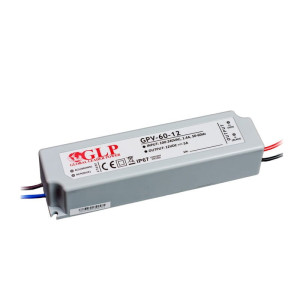 Zasilacz LED GLP 60W 12V 5A hermetyczny IP67