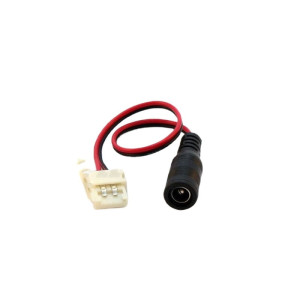 Złączka do taśm LED 8mm + przewód z gniazdem DC
