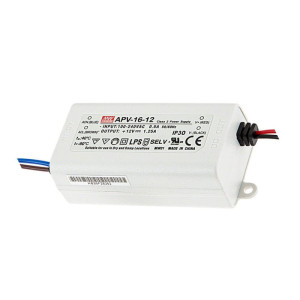 Zasilacz LED MeanWell 16W 12V DC 1,25A IP30