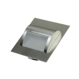 Oprawa schodowa LED 1,5W 12V DC biała zimna - inox