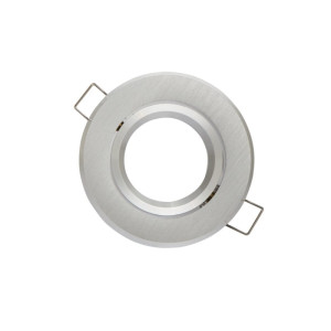 Oprawa okrągła ruchoma, aluminium - srebrna szczotkowana