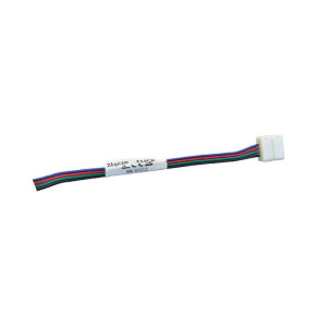 Złączka CLICK pojedyńcza do taśm LED RGB wodoodpornych 10mm + przewód