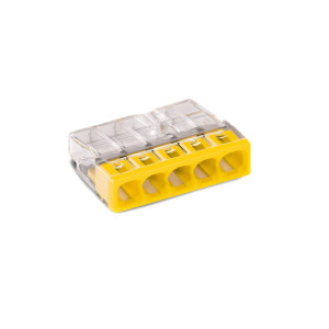 Szybkozłączka WAGO Compact 5 x 0,5-2,5 mm2 transparentna 2273-205