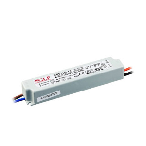 Zasilacz LED GLP 18W 12V 1.5A hermetyczny IP67