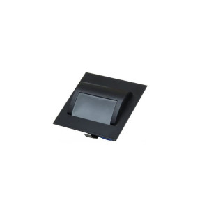 Oprawa schodowa LED 1,5W 230V biała zimna - obudowa czarna