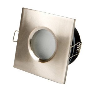 Oprawa wodoodporna, kwadratowa, stała, odlew - aluminium satyna