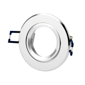 Oprawa okrągła ruchoma, aluminium - srebrna piaskowana
