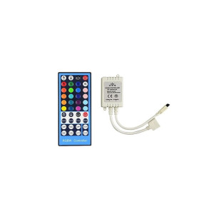 Kontroler LED RGBW IR 12-24V 8A + pilot 40 przyciskowy