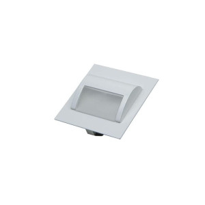 Oprawa schodowa LED 1,5W 12V biała zimna - obudowa biała