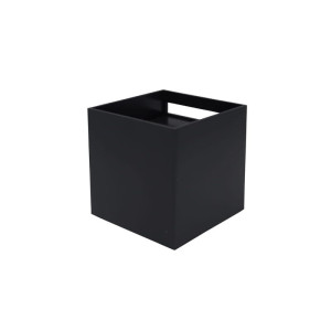 Kinkiet zewnętrzny LED 2x3W 4000K IP65 czarny CUBE