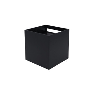 Kinkiet zewnętrzny LED 2x3W 3000K IP65 czarny CUBE