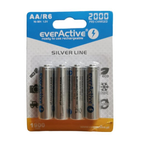 Akumulatory everActive Ni-MH R06 AA 2000mAh Silver Line - 4szt.
