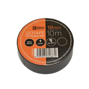Taśma izolacyjna PVC 19mm /10m czarna