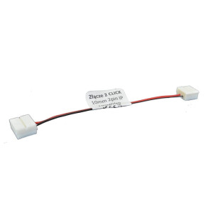 Złączka CLICK podwójna + przewód do taśm LED 10mm wodoodpornych