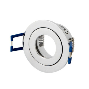 Oprawa wodoodporna MR11 chrom, okrągła, stała, odlew - aluminium