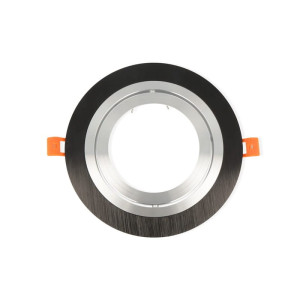 Oprawa okrągła ruchoma, aluminium, AR111 - czarny mat