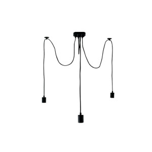 Lampa wisząca Pająk 3 ramienna E27 1m